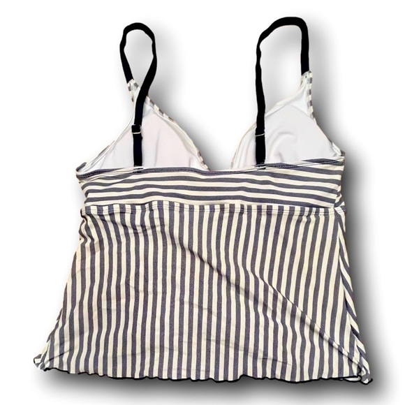 ♥️Ladies tankini Time & Tru blue and cream - Picture 2 of 9